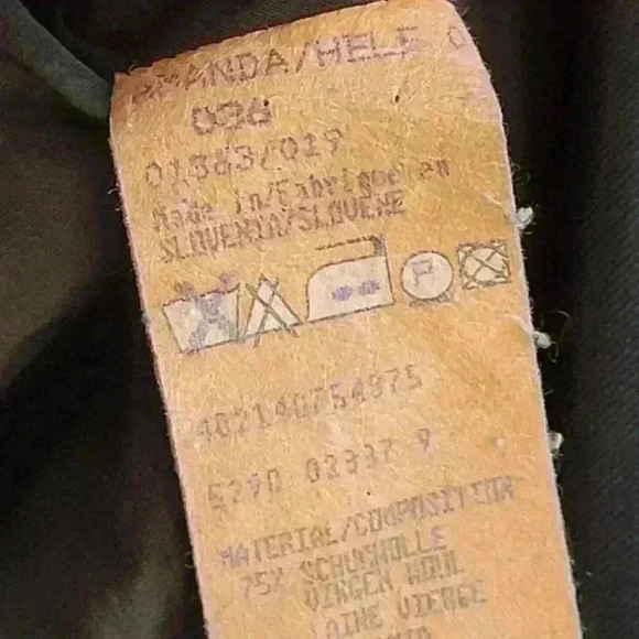 Vintage HUGO BOSS  Women's Black Blazer 75% Virgen Wool Stretch - Picture 4 of 14